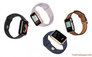 Apple Watch iba't ibang kulay na seleksyon wallpaper