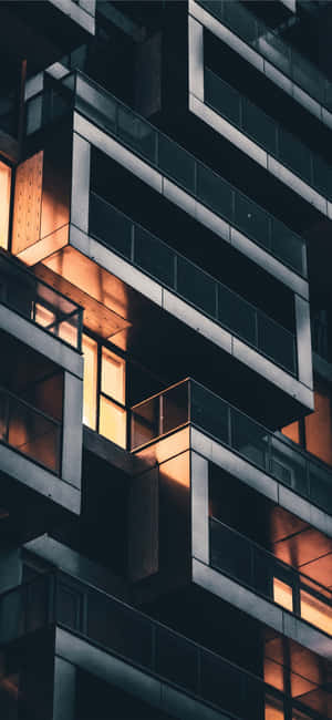 Captivating Contemporary Architecture Balcony — iPhone 17e Wallpaper