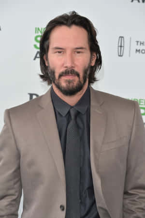 Mapangiting Portrait ni Keanu Reeves — Lenovo Legion Y900 11 Wallpaper