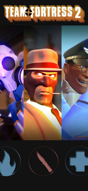 Iphone Xs Team Fortress 2 Background — iPhone 15 Pro Wallpaper