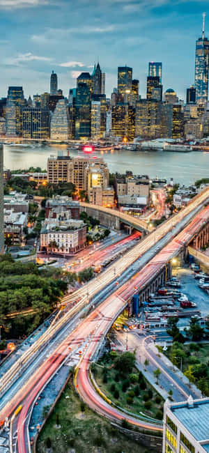 Iphone X New York Background — iPhone 15 Pro Max Wallpaper