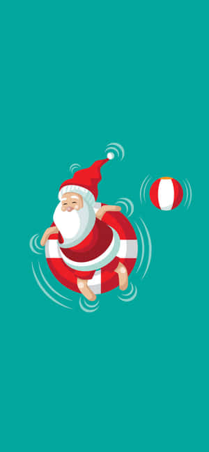 Funny Christmas Iphone — Pixel 7 Wallpaper