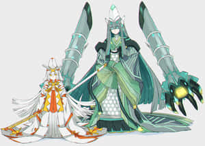 Celesteela at Kartana sa Anyong Tao — Nintendo Wallpaper