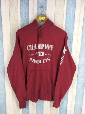 Champion Red Worn-out Jacket wallpaper — 3:4 Wallpaper