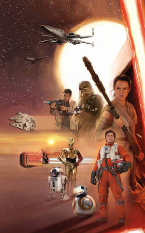 Characters Of Star Wars Tablet — Lenovo Legion Y700 (Gen 5) Wallpaper