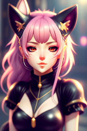 Makagandang mga Wallpaper ng Fanart ni Kuromi — iPad Mini Wallpaper