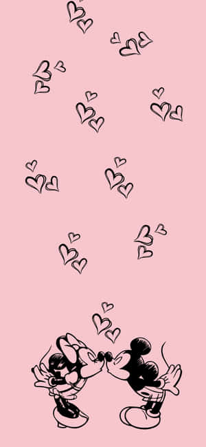 Minnie Mouse Background — iPhone Xs Wallpaper