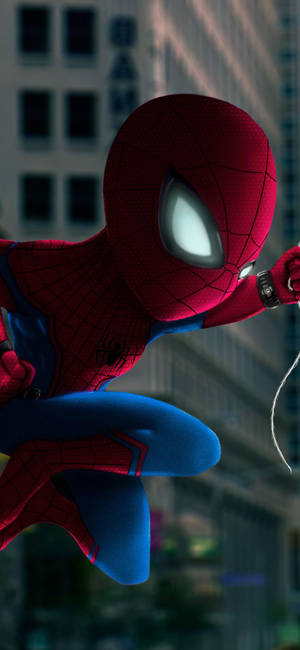 Chibi Spider Man Iphone — Galaxy S25 FE Wallpaper