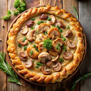 mushroom,cookery,french,bacon,chicken,crust,egg,healthy,lunch,meat,onion,pie,tart,autumn,cheese,cream,dinner,dish,epicure,food wallpapers