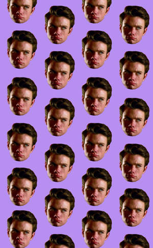 Chris Colfer Purple Aesthetic wallpaper — Galaxy Tab S9 FE Wallpaper