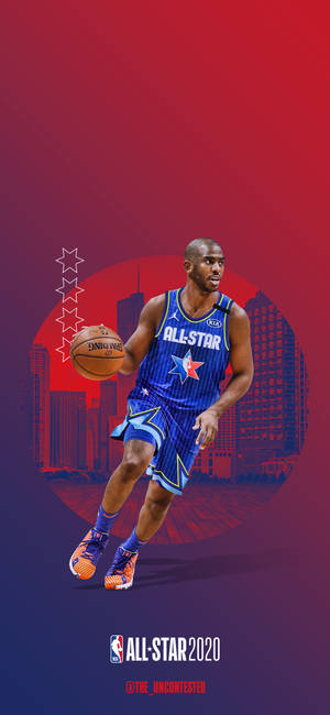 Chris Paul all-star jersey wallpaper — ROG Phone 9 FE Wallpaper