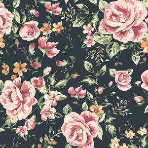 Classic Floral Pattern wallpaper — Pixel Watch 5 Wallpaper
