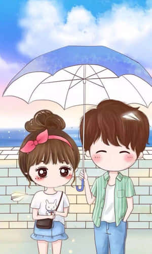 Cartoon Couple Pictures — Infinix Xpad Wallpaper