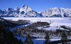 Malamig na Grand Teton National Park wallpaper