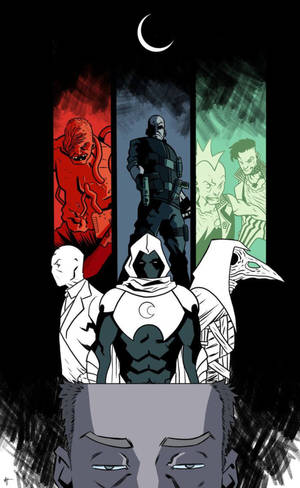 Collage Moon Knight Phone wallpaper — Galaxy Tab Wallpaper