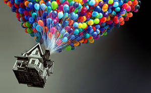 Up movie makukulay na balloon wallpaper — Steam Deck Wallpaper