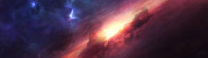 Pink Space Nebula wallpaper.