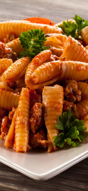 Iphone X Pasta Background — Honor X7e Plus Wallpaper