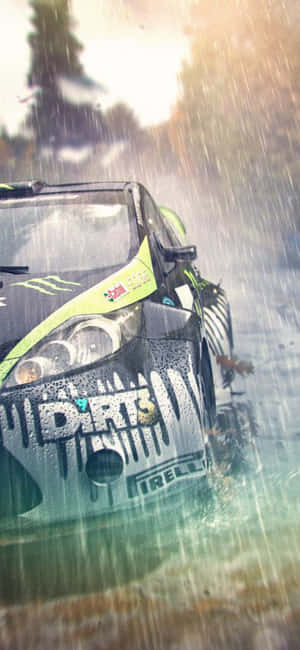 Iphone Xs Dirt Rally Background — Galaxy S25 FE Wallpaper