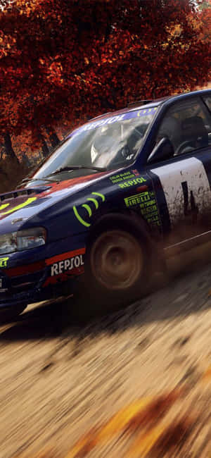 Iphone Xs Dirt Rally Background — iPhone 15 Pro Wallpaper