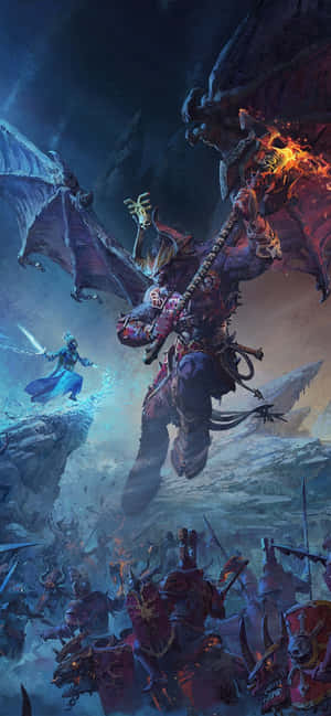 Iphone X Total War Warhammer Background — iPhone 12 Pro Wallpaper