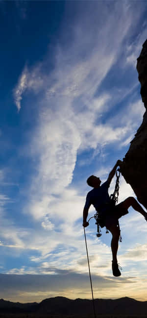 Climbing background — iPhone 15 Pro Max Wallpaper