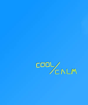 Cool And Calm Inscription wallpaper — Galaxy Z Fold 5 Wallpaper