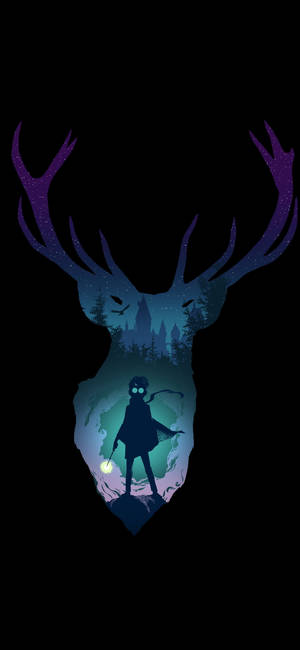 Cool Harry Potter Stag — Aesthetic harry potter Wallpaper