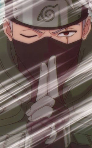 Cool na Kakashi sa Ninja Mode — Galaxy Tab S10 Ultra Wallpaper