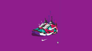 Cool na Digital Art ng Sapatos na Nike