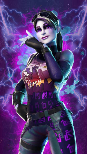 Cool na Dark Bomber Fortnite Background