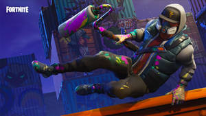 Cool na Sining Abstrakt ng Fortnite