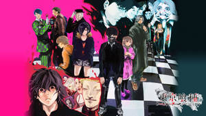Cool Poster ng mga Tauhan ng Tokyo Ghoul