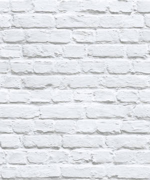 Shabby painted white brick wall wallpaper in uneven pattern — Motorola Razr Ultra 2026 Wallpaper