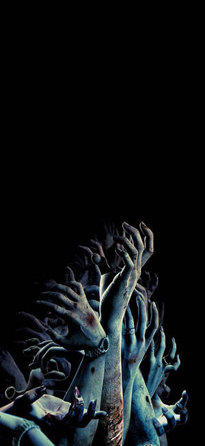 Nakakatakot na mga Kamay na Halloween para sa iPhone na wallpaper — 1290x2796 Wallpaper