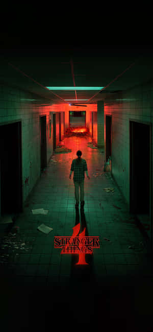 Nakakatakot na Hallway ng Stranger Things — iPhone 17 Pro Wallpaper