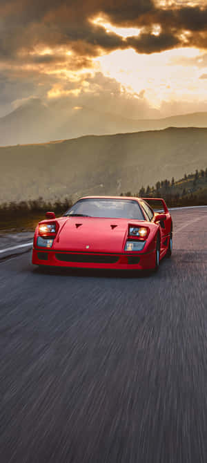 Astig na Ferrari na Sasakyan — Pixel 10 Wallpaper