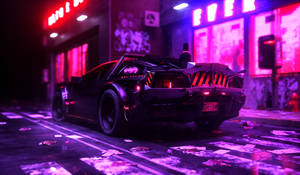 Custom na Sasakyan na May Neon Purple na Estetika