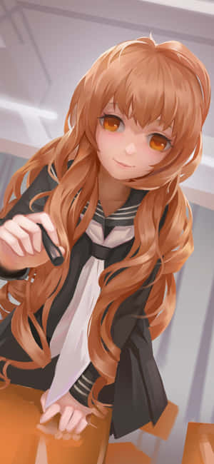 Taiga Aisaka — iPhone 16 Wallpaper