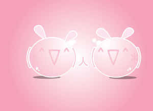 Cute at Adorable na Pink Kawaii Background