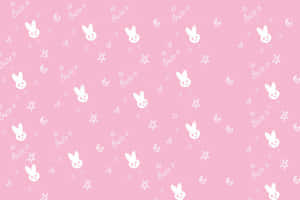 Cute at charming na Pink Kawaii Background