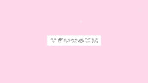 Cute at Lovely na Pink Kawaii Background