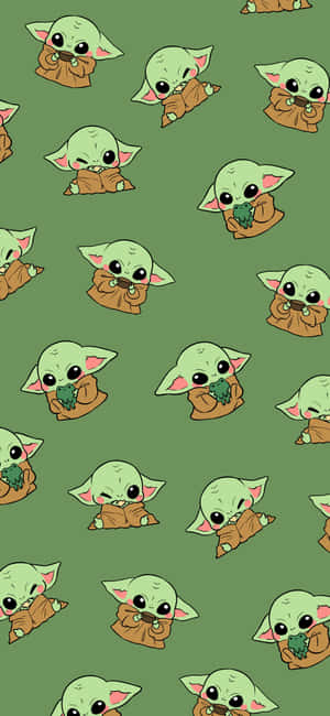 Cute Baby Yoda Pictures — Oppo K14 Lite Wallpaper