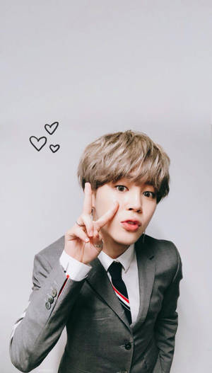 Cute BTS Jimin na Naka-Uniform
