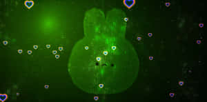 cute, berde, abstract, Bunny, Puso