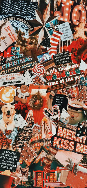 Cute Christmas iPhone Warm Light — ROG Phone 9 Wallpaper