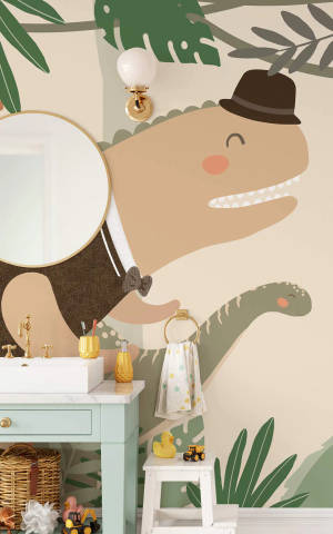 Cute Dinosaur Phone Bathroom