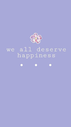 Cute quotes purple background wallpaper