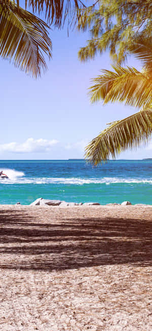 Cute Summer Beach — Xiaomi 14 Ultra Wallpaper