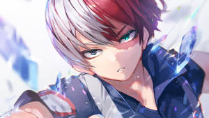Cute Todoroki na May Sirang Kristal wallpaper